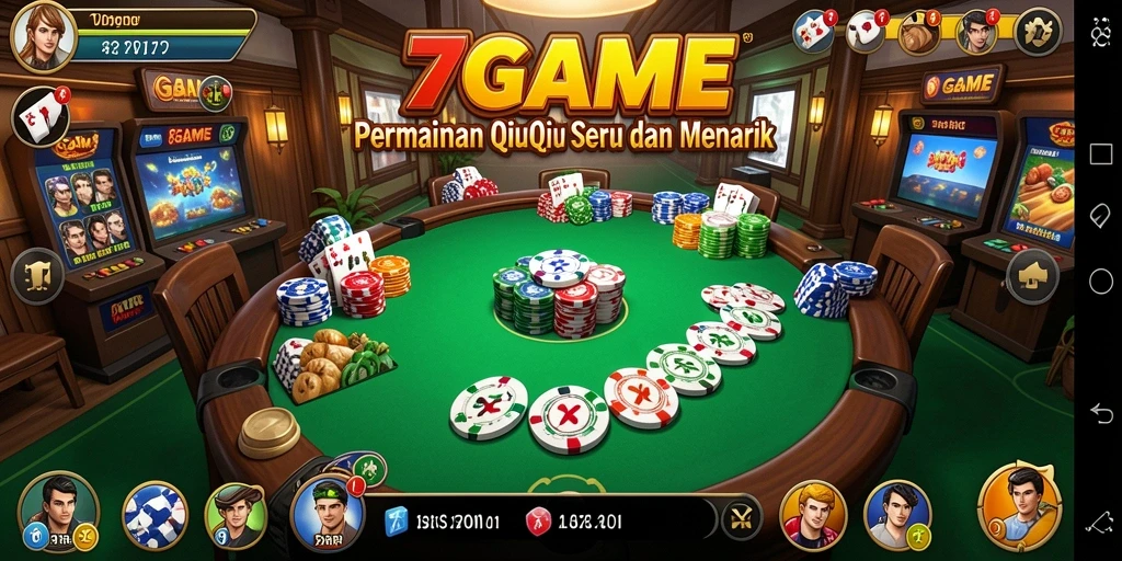 Tampilan gameplay QiuQiu yang menarik dan interaktif.