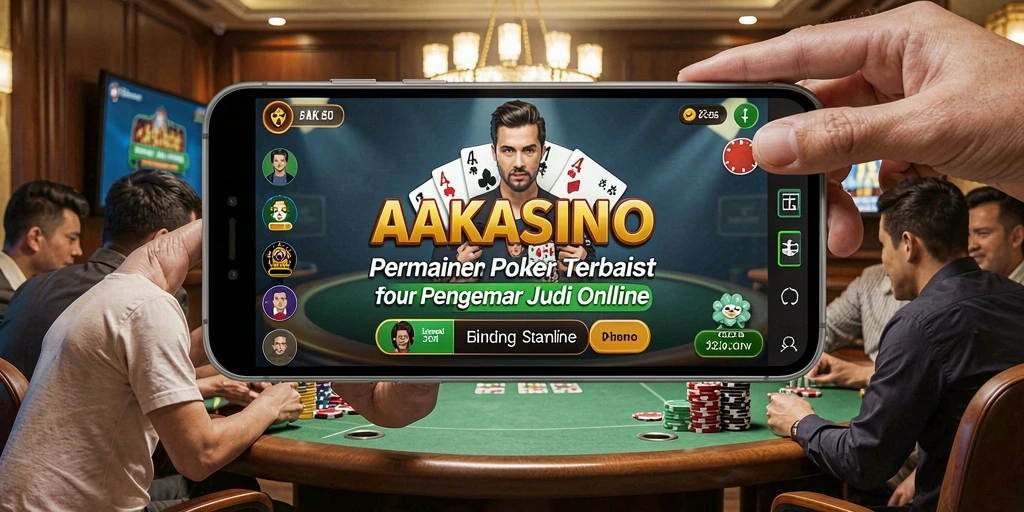 Screenshot gameplay AAKASINO yang menampilkan keseruan bermain Poker.