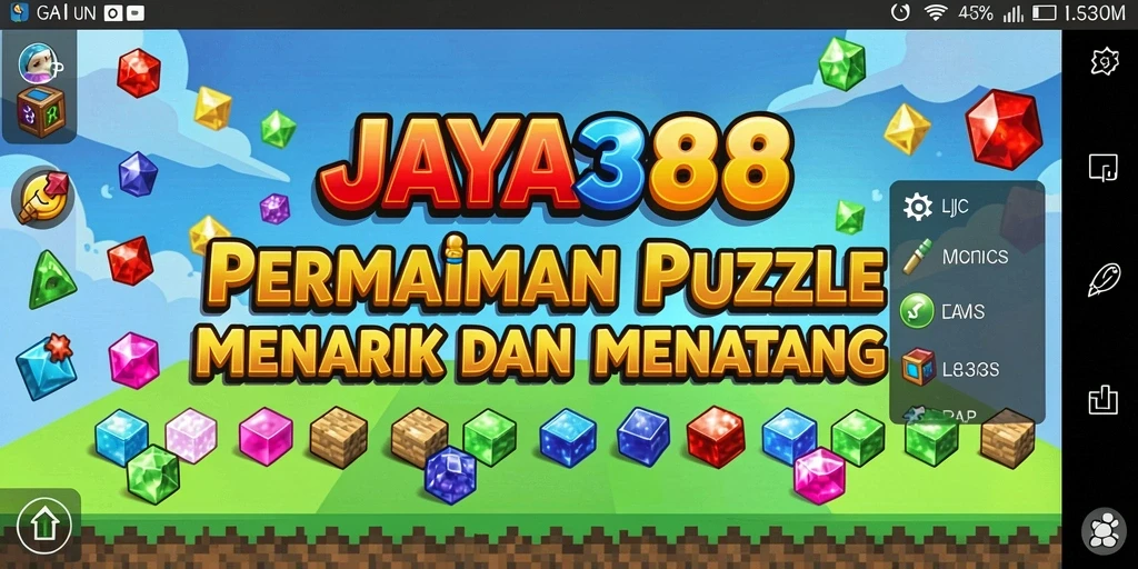 Gameplay JAYA388 dengan berbagai tipe puzzle yang menarik.