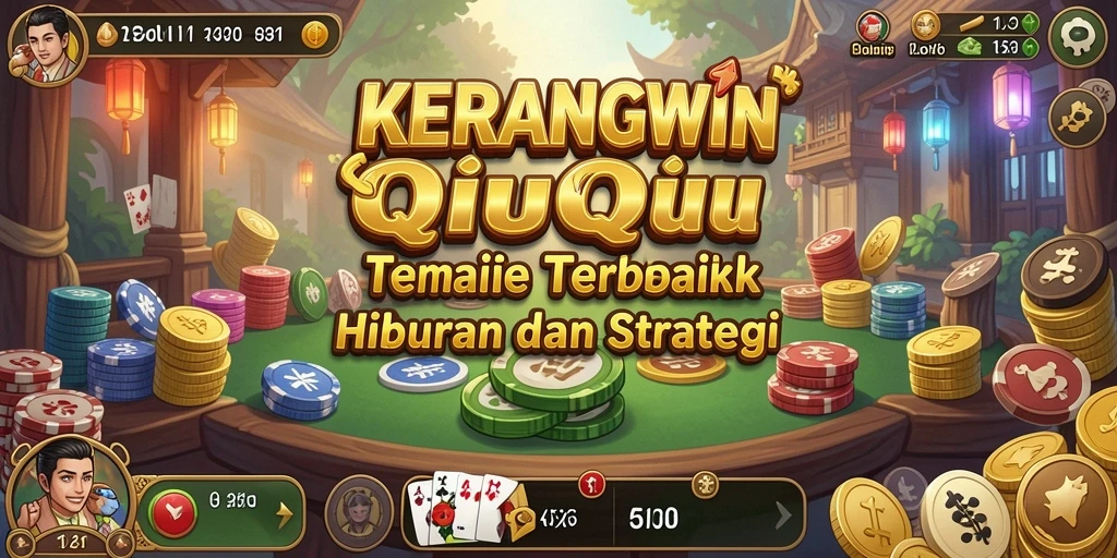 Tampilan gameplay QiuQiu yang seru dan menarik di KERANGWIN.