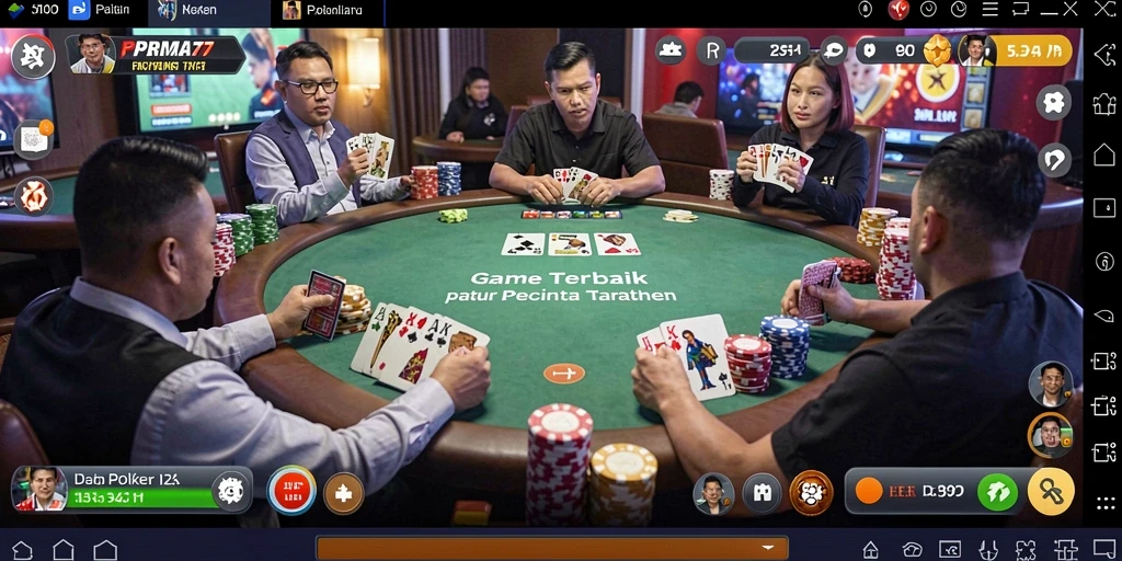 Screenshot gameplay PRIMA77 yang menggambarkan keseruan permainan Poker.