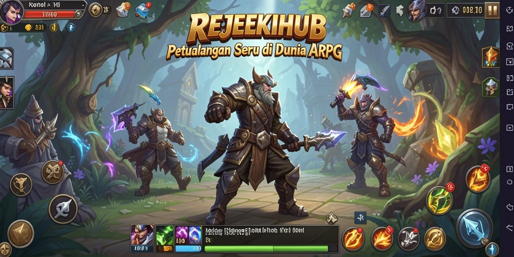 Gameplay seru dan menantang di dalam REJEKIHUB.
