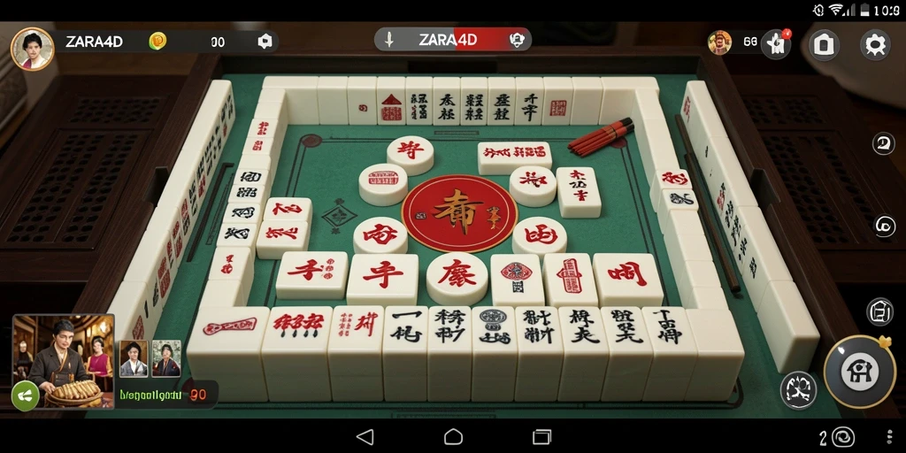 Tampilan gameplay seru ZARA4D dengan tantangan Mahjong yang menarik.